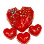 3D Love Heart - Some Reds and Glitters Wrapped in Love