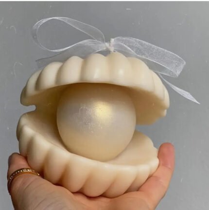 Beautiful Pearl Shell Candle