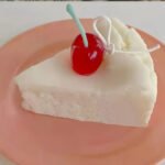 Pastry with Cherry Candle